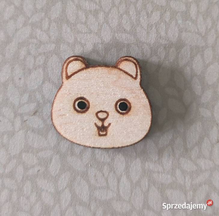 5x guzik drewno grawer 2 hand made guz8 Tczew