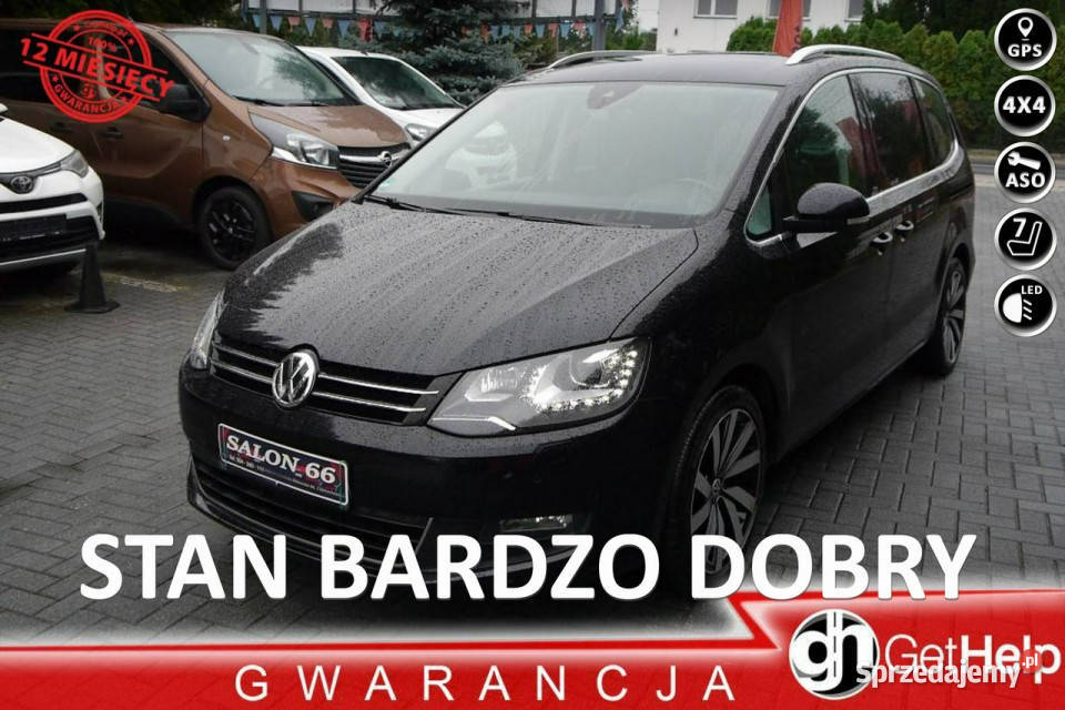 Volkswagen Sharan 20tdi 4x4 7osob Full Led Navi możliwa zamiana Częstochowa