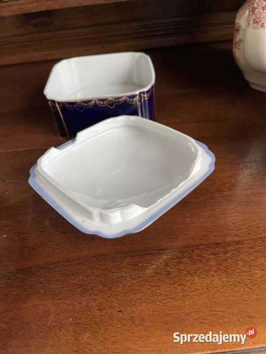 Puzderko szkatułka z dekorem Miłości wiedeńskiej pomorskie Gdańsk