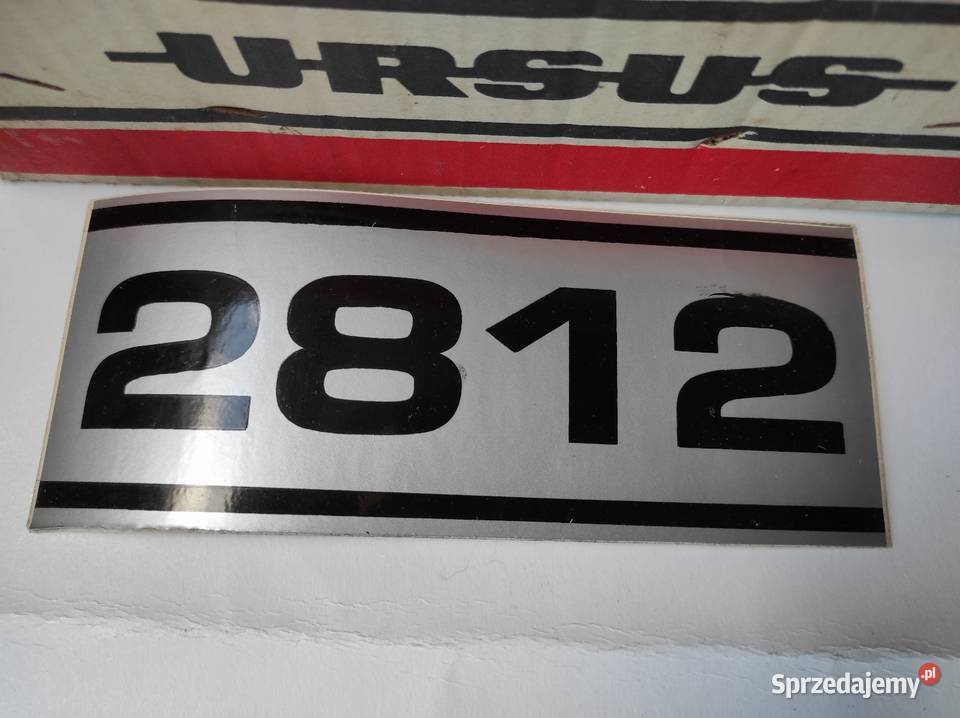Naklejka Ursus 2812 Kabina i karoseria mazowieckie Warszawa