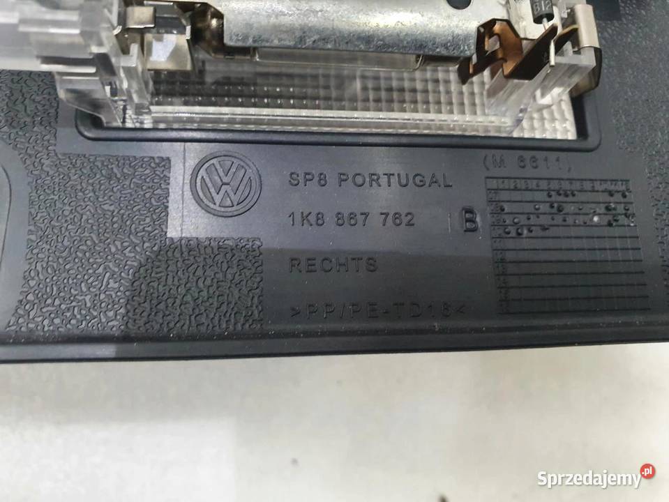 TAPICERKA BAGAŻNIKA PODPORA PRAWA VW SCIROCCO osobowe