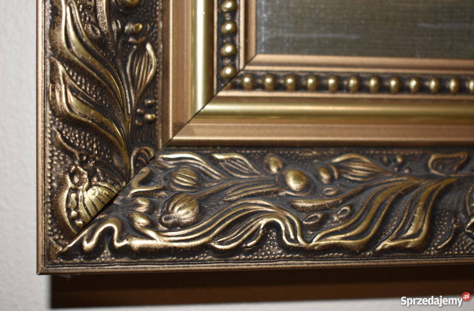 Obraz w złotej ramie 70 x 110 Ryki