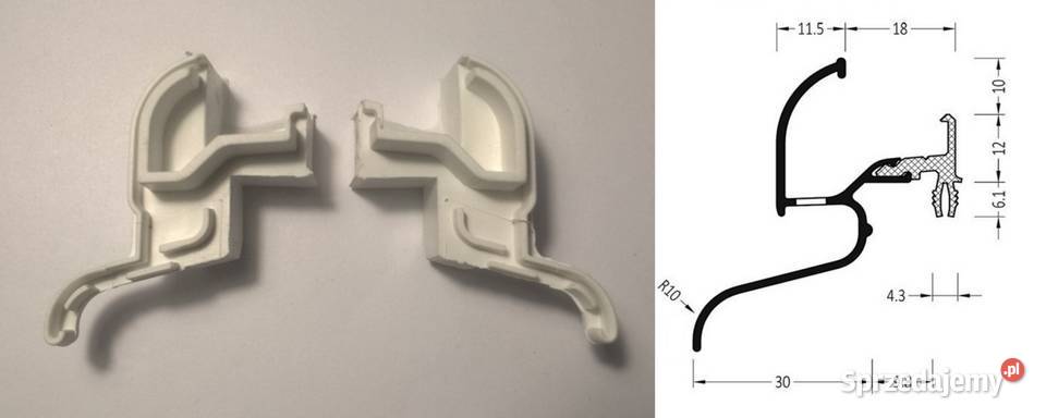 Zakończenia okapnika do okien drewnianych różne Drzwi i okna Bydgoszcz