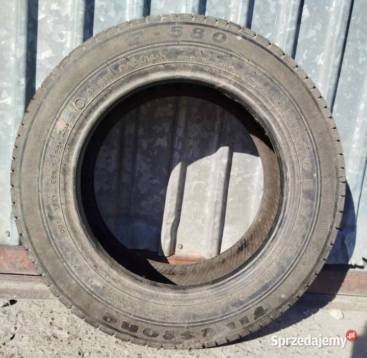 1 x Opona letnia Firestone F580 15570R13 75 T podkarpackie Skołoszów sprzedam