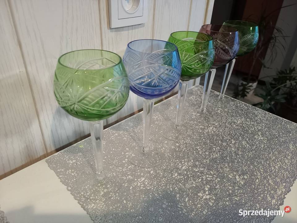 Kieliszki Kryształowe Huta Irena Oryginał Konin sprzedam