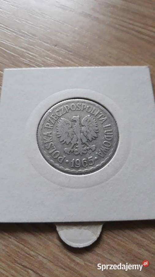 1 złoty 1965 r PRL 1 RzadkośćŁadna Konin