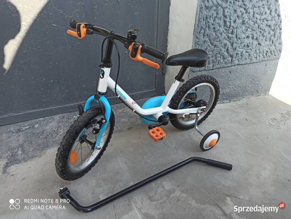 Rowerek Dzieciecy Btwin 14 Kółka Boczne Pchacz Dziecięce Wieliczka sprzedam