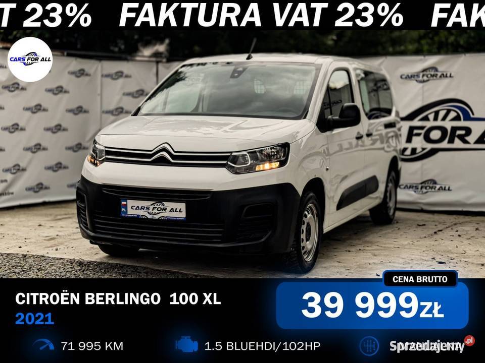 Citron Berlingo 15 BlueHDi 100 XL Rzeszów sprzedam