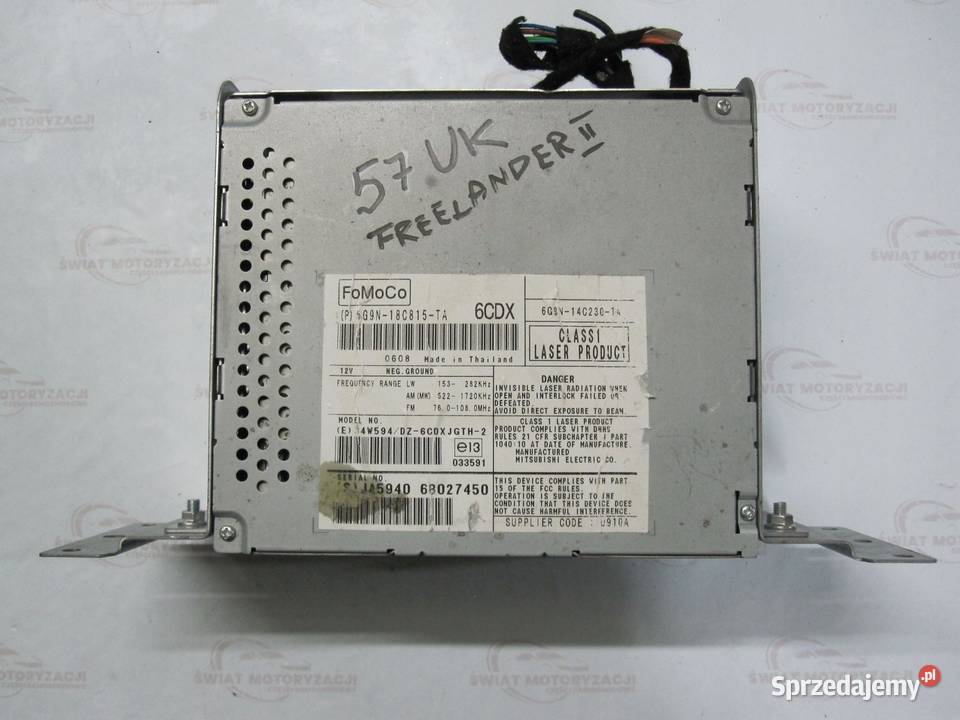 LAND ROVER FREELANDER II 06r radio CD osobowe