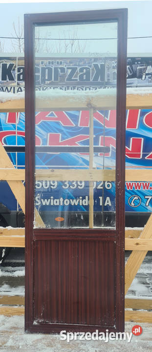 OKNO KacprzaK 77x220 FIX OKNA Używane Witryna Lublin