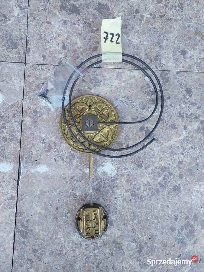 722 Gong spiralny starego zegara ściennego Gb Tczew