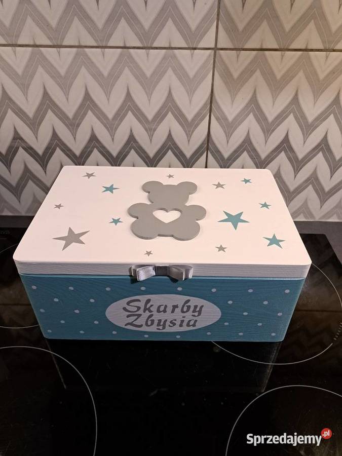 Kuferek chłopca z imieniem miś konik na opolskie