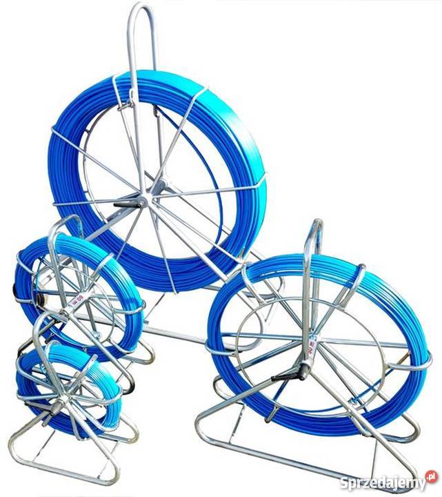 Wciągarka włókno szklane do kabli 150m 9mm mm na