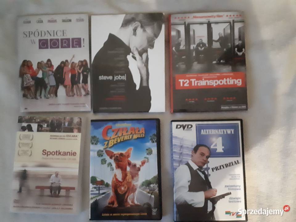 Zestaw filmów Steve Jobs i inne DVD mazowieckie Pruszków sprzedam
