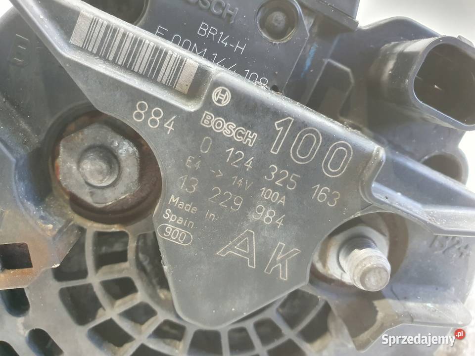 ALTERNATOR Opel Zafira B 16 16V bosch 100A
