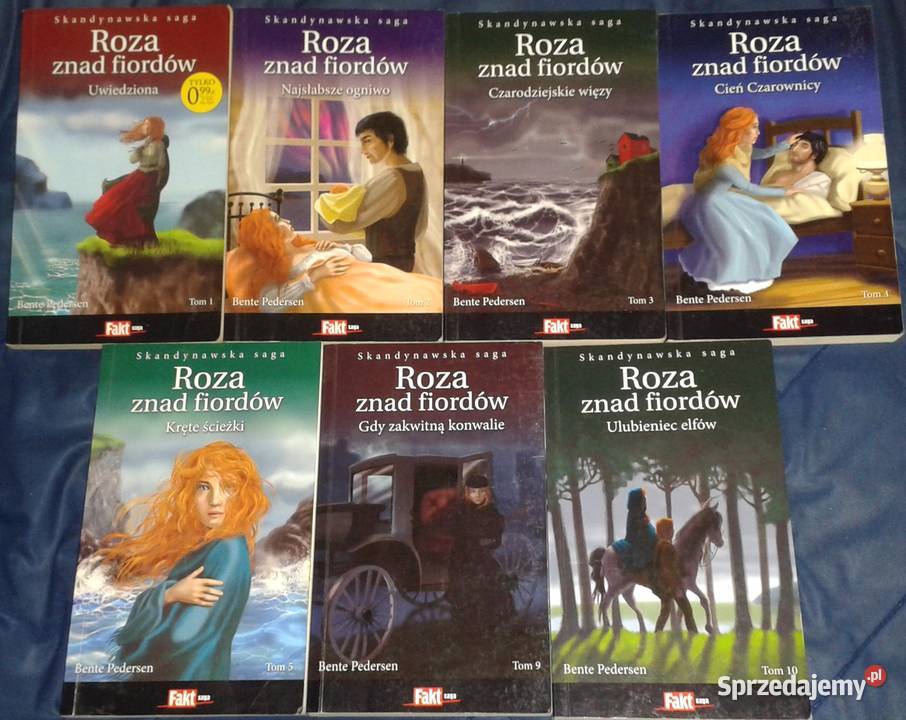 Róża znad fiordów Skandynawska saga Bente lubelskie