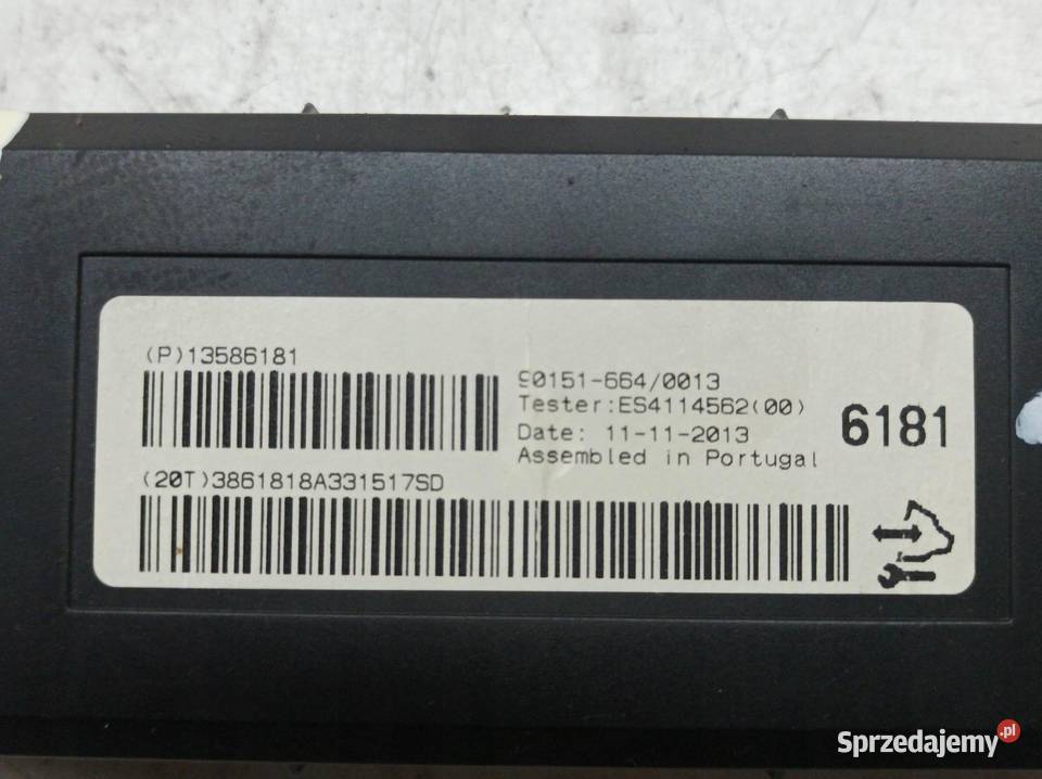 MODUŁ KLIMATYZACJI 13586181 Opel Meriva II 2010