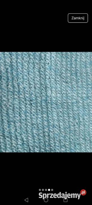 Kardigan bolerko niebieskie dziergane długie 4 lata+ podkarpackie Krosno