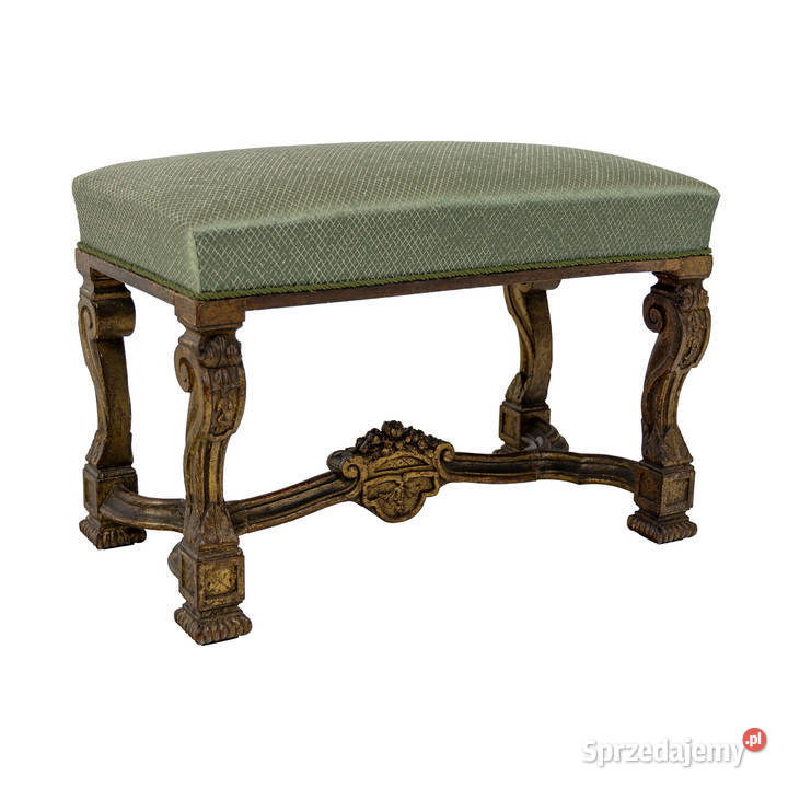 Taboret Ludwik XIV Francja II połowa XIX wieku Swarzędz