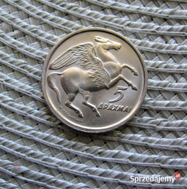 Grecja 5 Drachmy 1973r Junta Ładna wielkopolskie Kalisz sprzedam