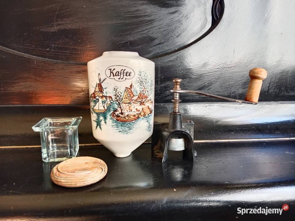 Retro Młynek do Kawy Lata 90 Ceramiczny Hołd Ruda Śląska