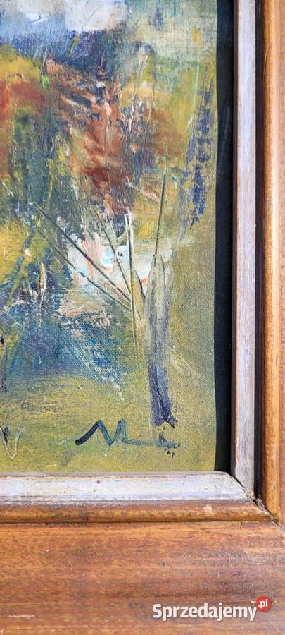 Obraz olejny sygnowany