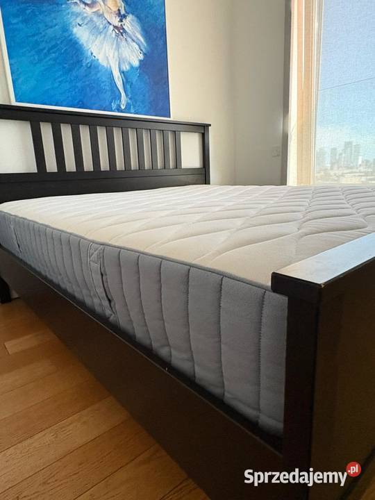 Łóżko 180x200 z nowym materacem IKEA 27cm Warszawa