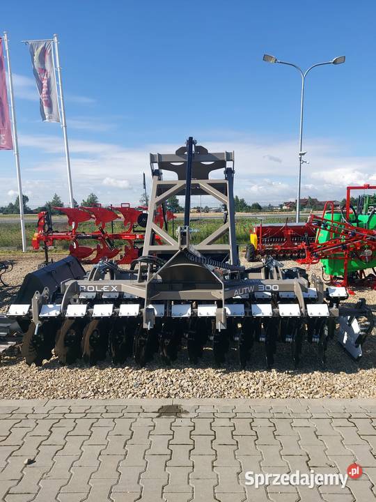 RABATY Agregat talerzowy ciągany z wałem