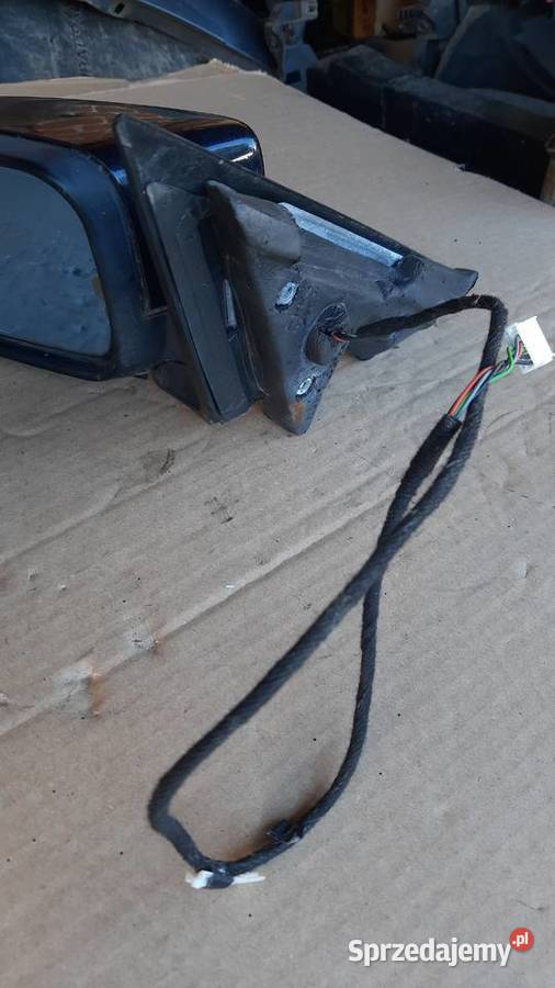 lusterko lewe zewnętrzne BMW e46 5 PIN granatowe