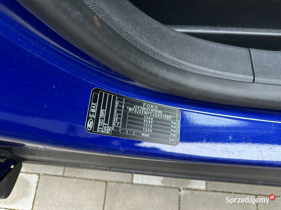 Ford S Automat asystent parkowania nawigacja S-MAX Wejherowo