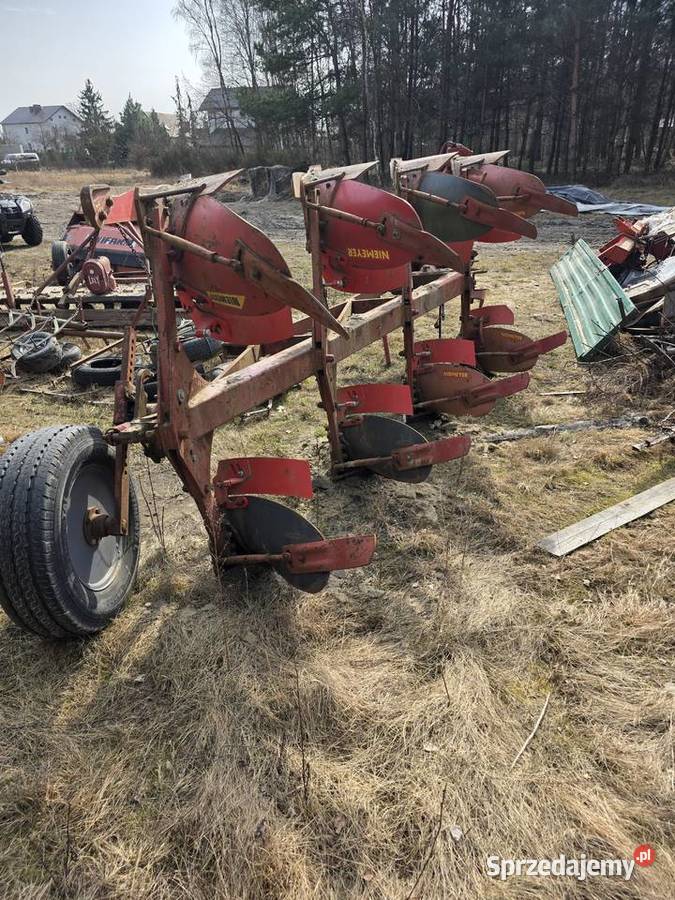 Pług Niemeyer 4 skibowy łódzkie Burzenin