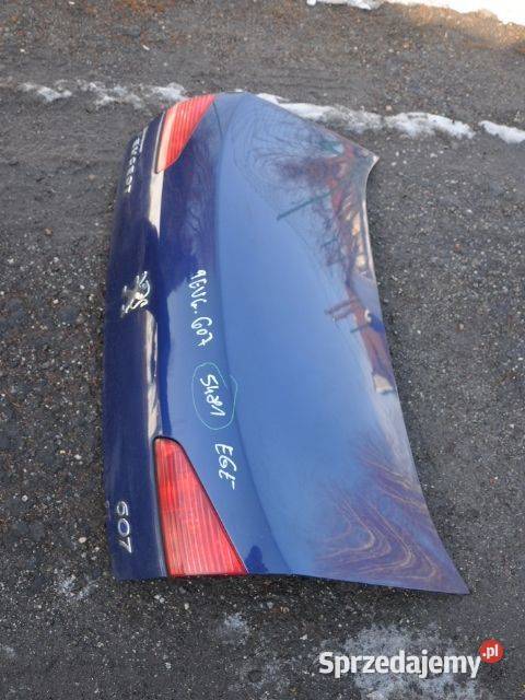 peugeot 607 klapa kolor EGE 5481 WYSYŁKA Żory
