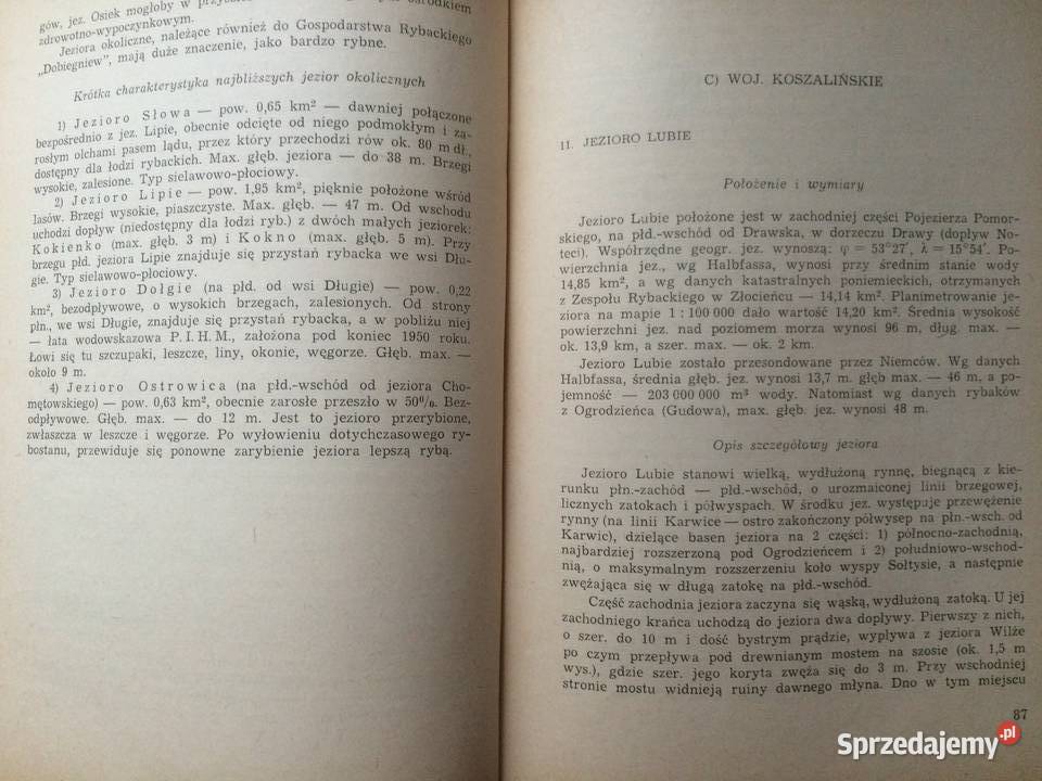 653 Jeziora Pomorza Zachodniego zachodniopomorskie Szczecin sprzedam
