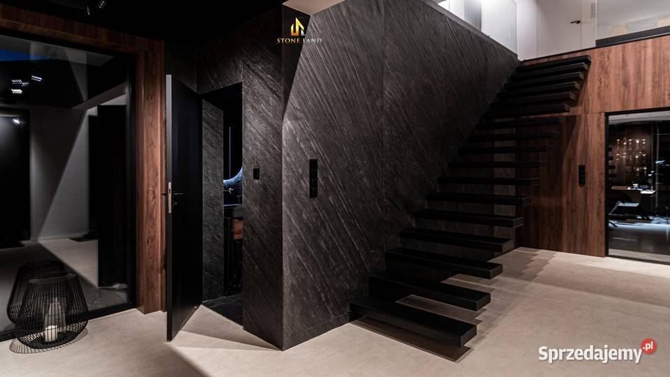 Ocean Black grafitowa tapeta z kamienia na Dom i Ogród Warszawa