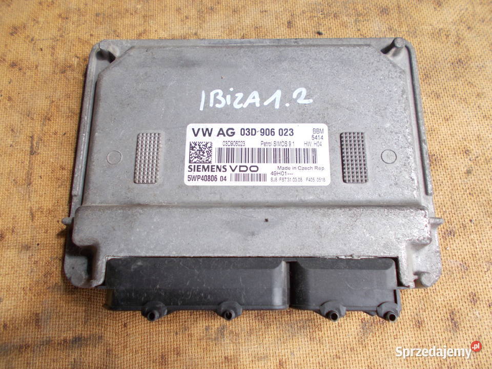 seat IBIZA 12 08r komputer silnika BBM 03D906023 Zamość
