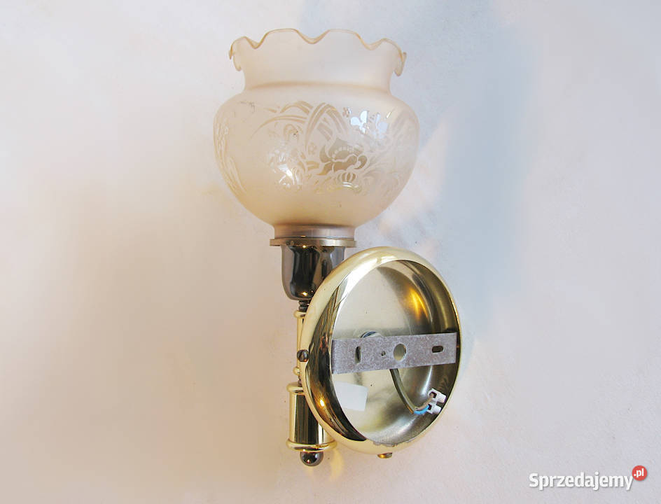 Piękny kinkiet stylowy mosiądz Szczecinek