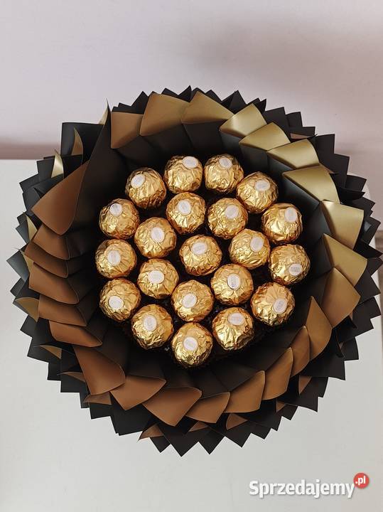 Bukiet jadalny Ferrero Rocher czarno złoty Wrocław