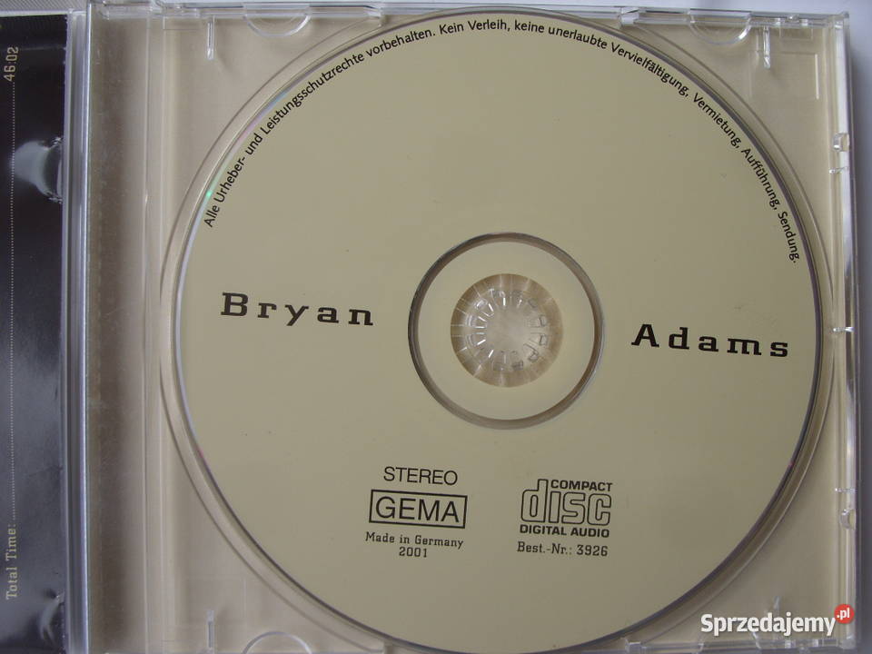 Rock CD BRYAN ADAMSEVERYTHING 1994 CD Wołów