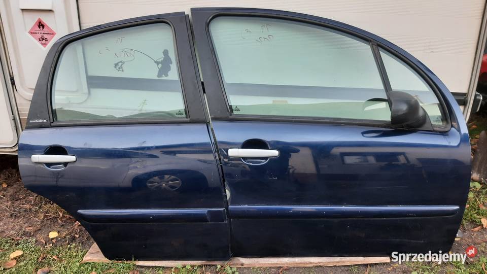 drzwi prawe lewe przód tył citroen C3 lak KPKD Drzwi Dębno