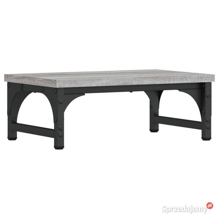 Podstawka pod monitor szary dąb sonoma 37x23x14 Pozostałe Warszawa