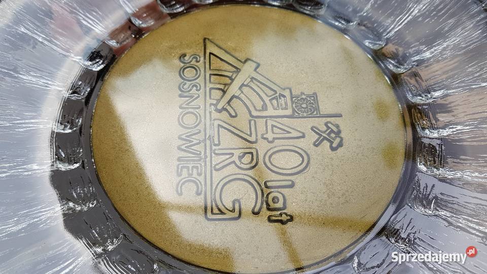 Okolicznościowa patera duży talerz Cora ZRG Dąbrowa Górnicza