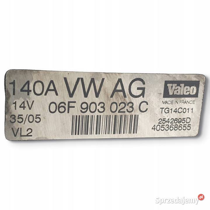 ALTERNATOR Skoda Octavia II Audi A3 8P Golf 19 Chełm