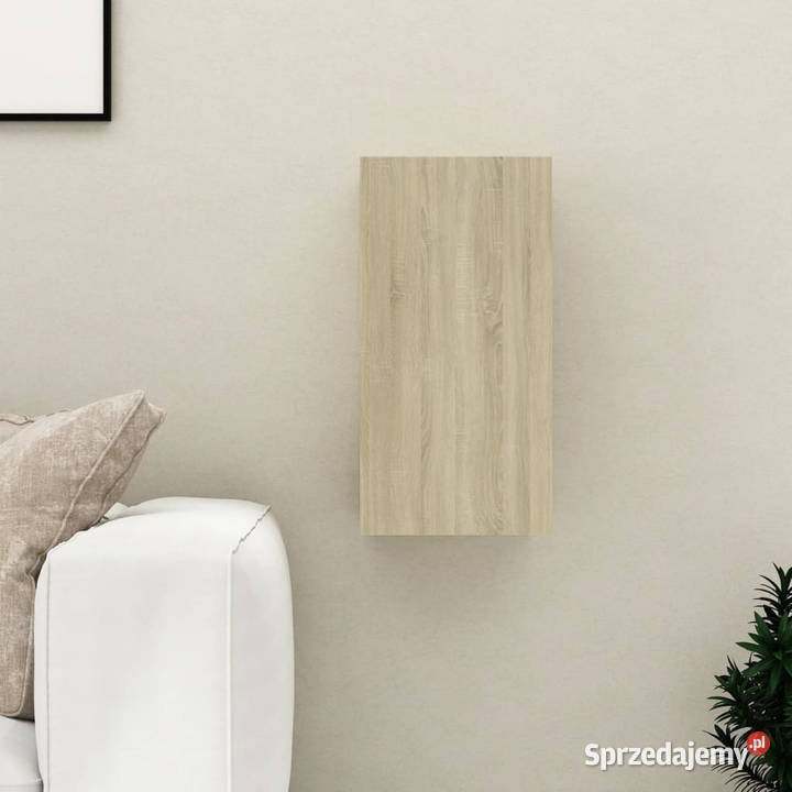 Szafka telewizyjna dąb sonoma 305x30x60 WM803332 mazowieckie Warszawa sprzedam