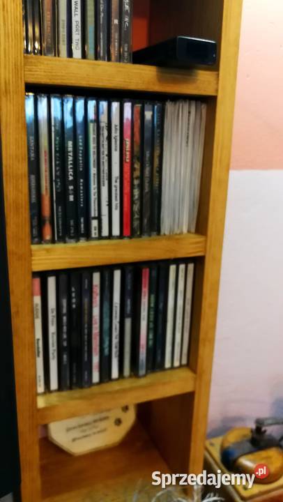 Regał na płyty kompaktowe CDDVD półka sosna Radków