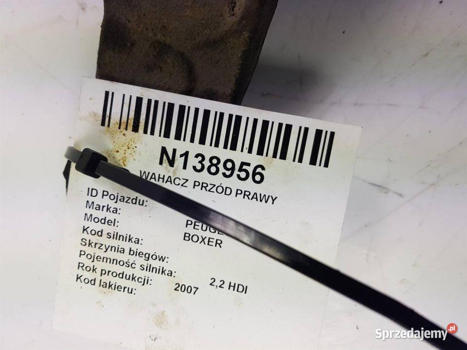 WAHACZ PRZÓD PRAWY BOXER kujawsko-pomorskie