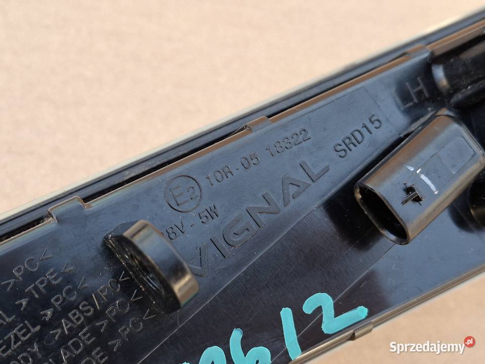 VOLVO FH5 KIERUNKOWSKAZ PRZEDŁUŻENIA DRZWI lubuskie Bieleń