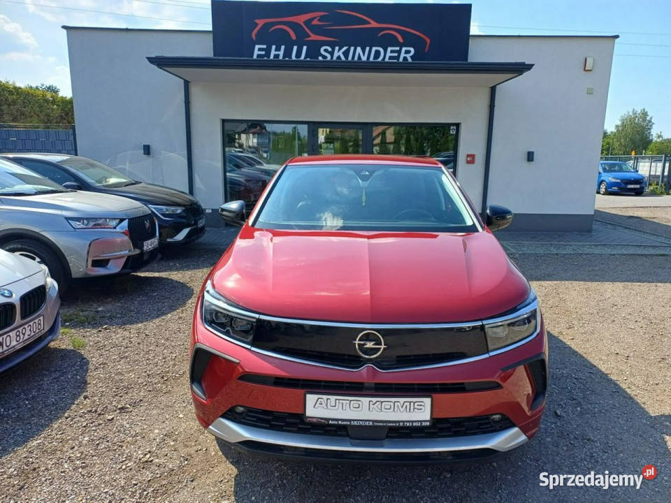 Opel Grandland X LIFTBezwypadkowyKAMERANavi1 bordowy Grandland X małopolskie Chrzanów