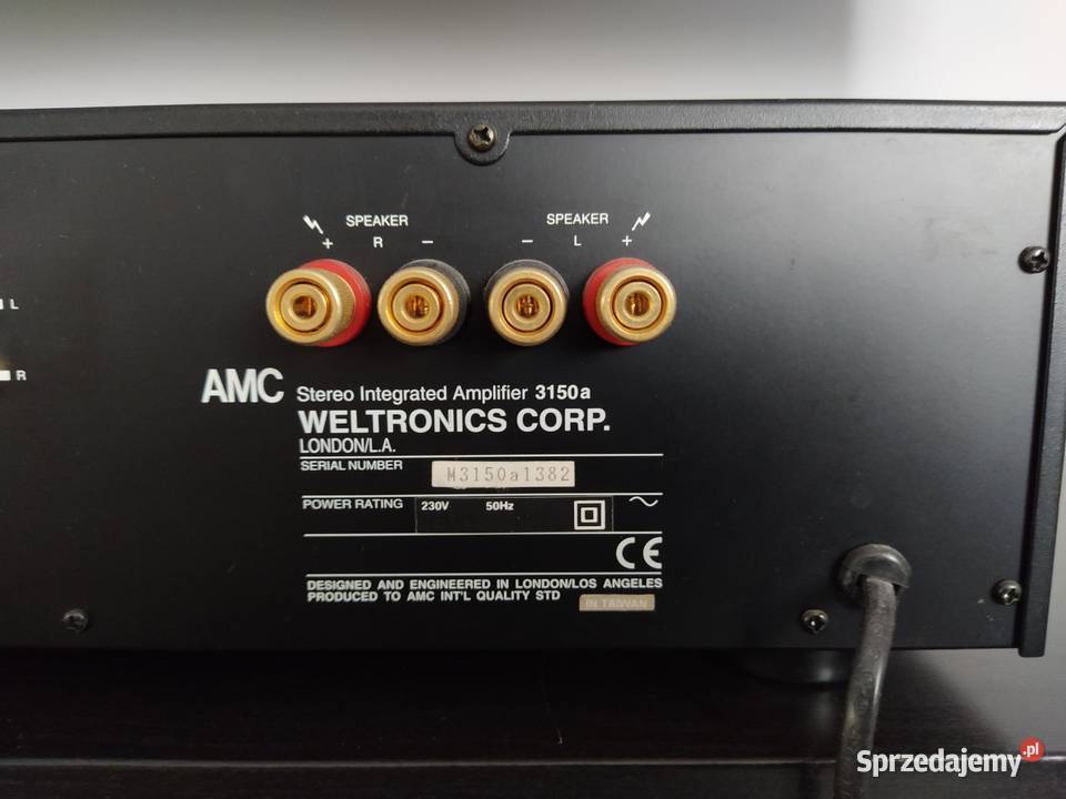 Wzmacniacz AMC 3150a 2x150W RMS 8 ohm Wzmacniacze i pokrewne Tuchola