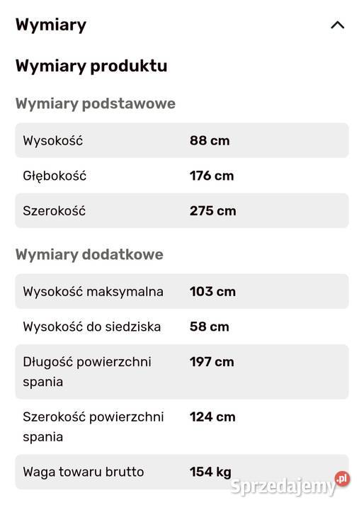 Sprzedam narożnik Chełm