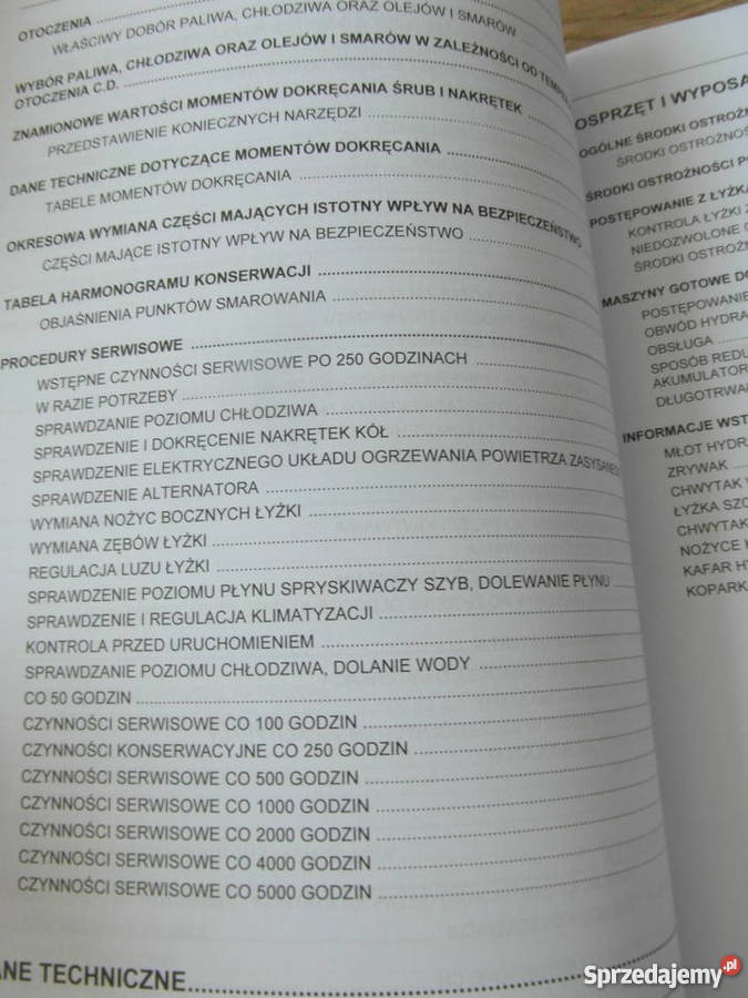 dtr instrukcja obsługi koparka komatsu pw 1807k Rok wydania 2010 zachodniopomorskie Szczecin